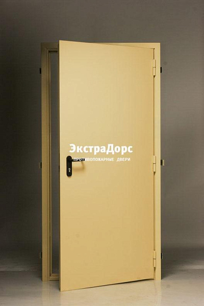 Дверь глухая противопожарная EI 30 ДМП желтая в Чехове  купить