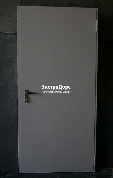 Дверь металлическая противопожарная EI 60 ДПМ 2 типа серая в Чехове  купить