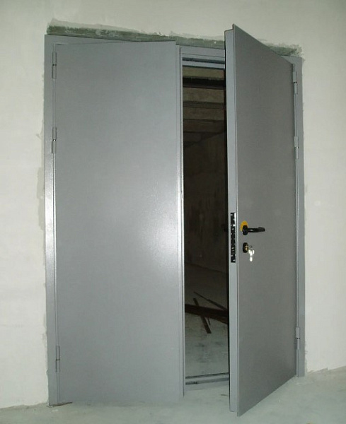 Противопожарная правая дверь двупольная